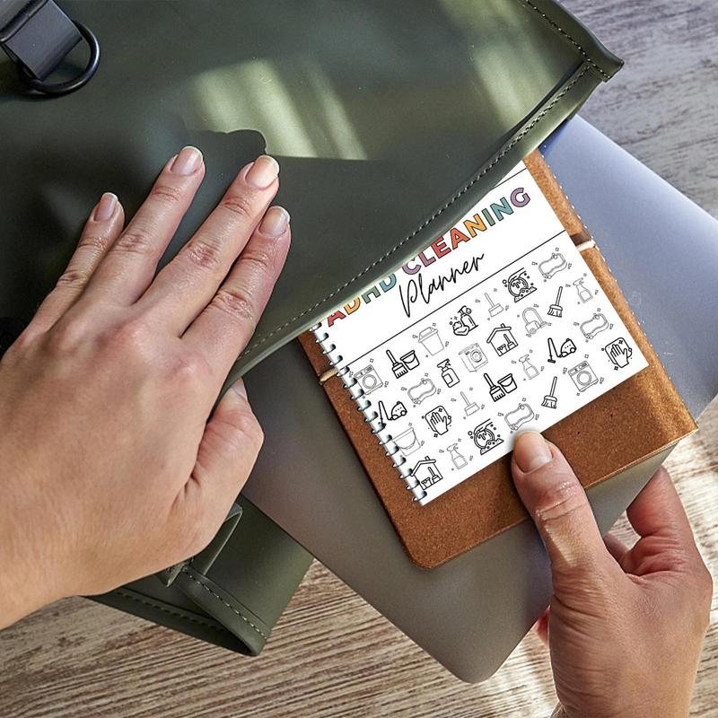 Home Improvement Books - Household Cleaning Schedule Cleaning Plan Book