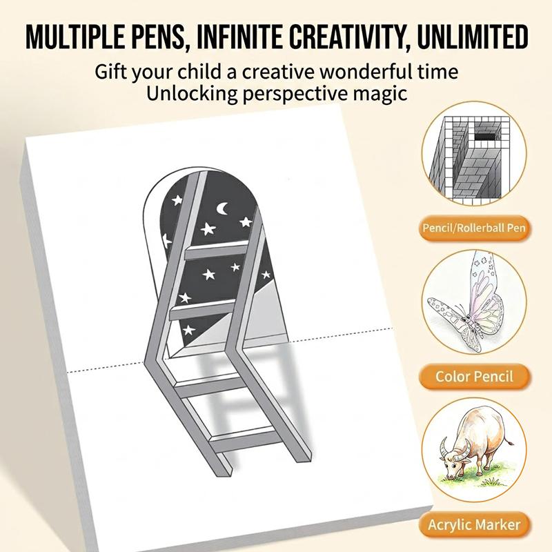 1/4Pcs Magic 3D Stereoscopic P - đánh giá và giá Home Improvement Books