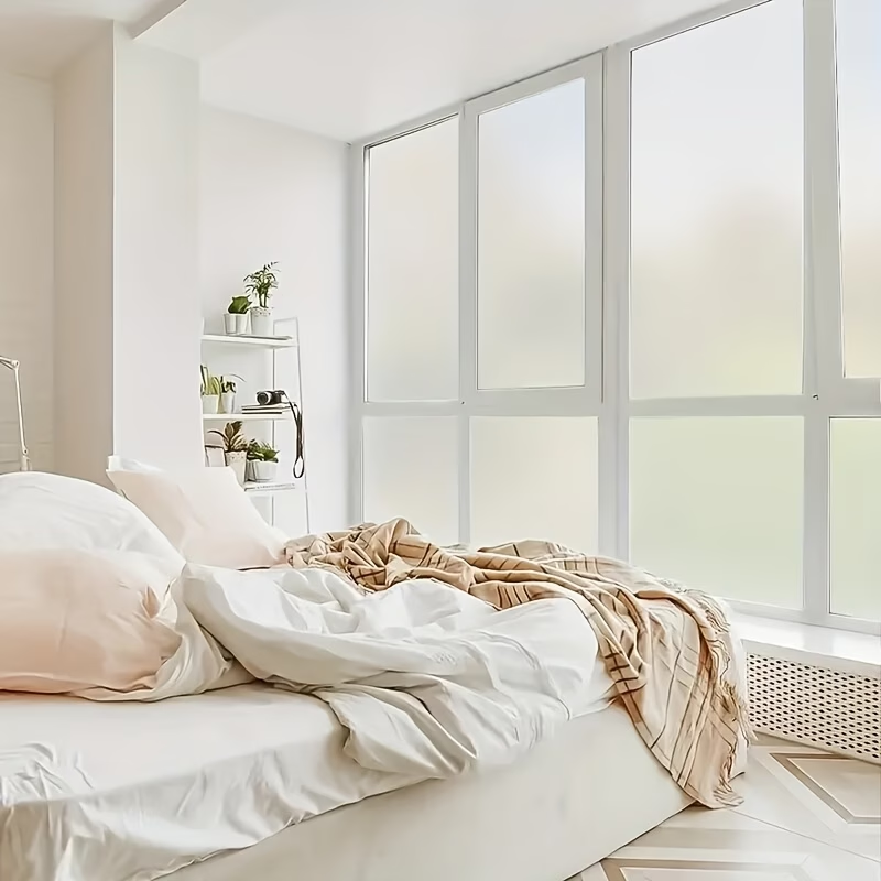 Frosted Opaque Sun-Proof Windo - đánh giá và giá Window Insulation Film