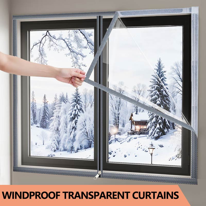 Transparent windproof sealing  - đánh giá và giá Window Insulation Film