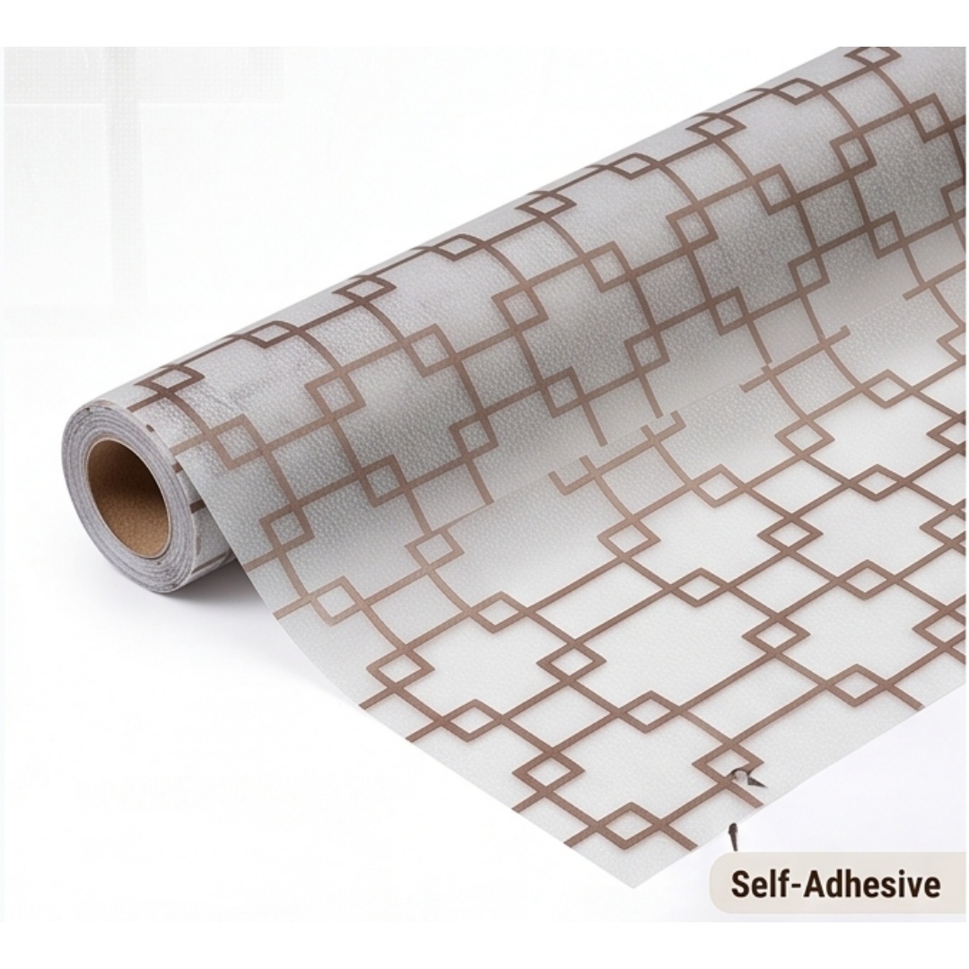 Oriental Lattice Square Printe - đánh giá và giá Window Insulation Film