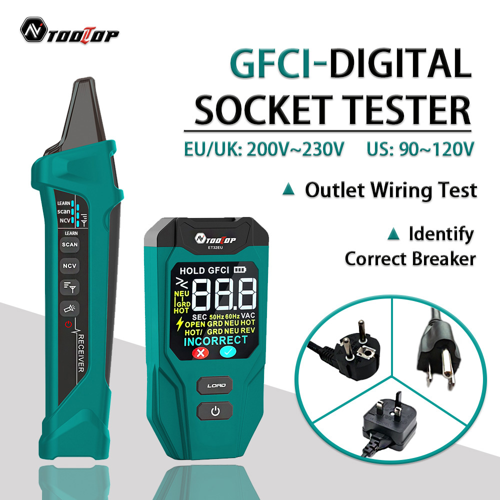 TOOLTOP ET32 Digital Circuit B - đánh giá và giá Circuit Breaker Finder