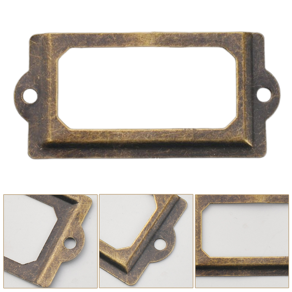 10pcs 70x33mm Metal Iron Label - đánh giá và giá Cabinet Handle Pull