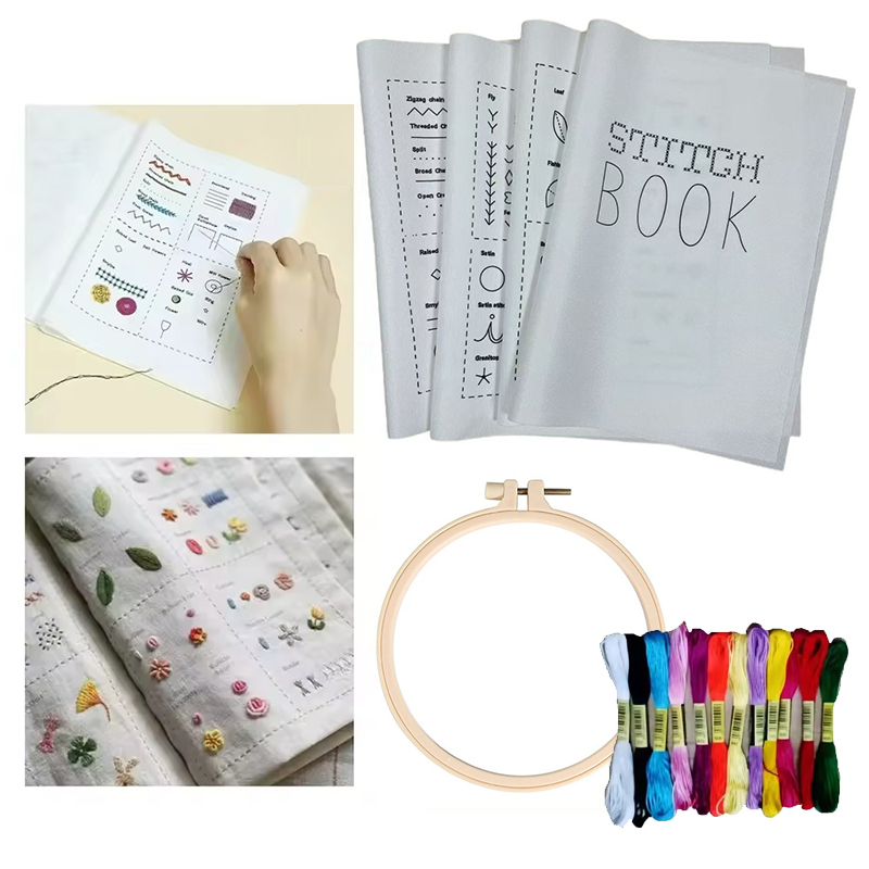 1Set Embroidery Stitch Book Ho - đánh giá và giá Home Improvement Books
