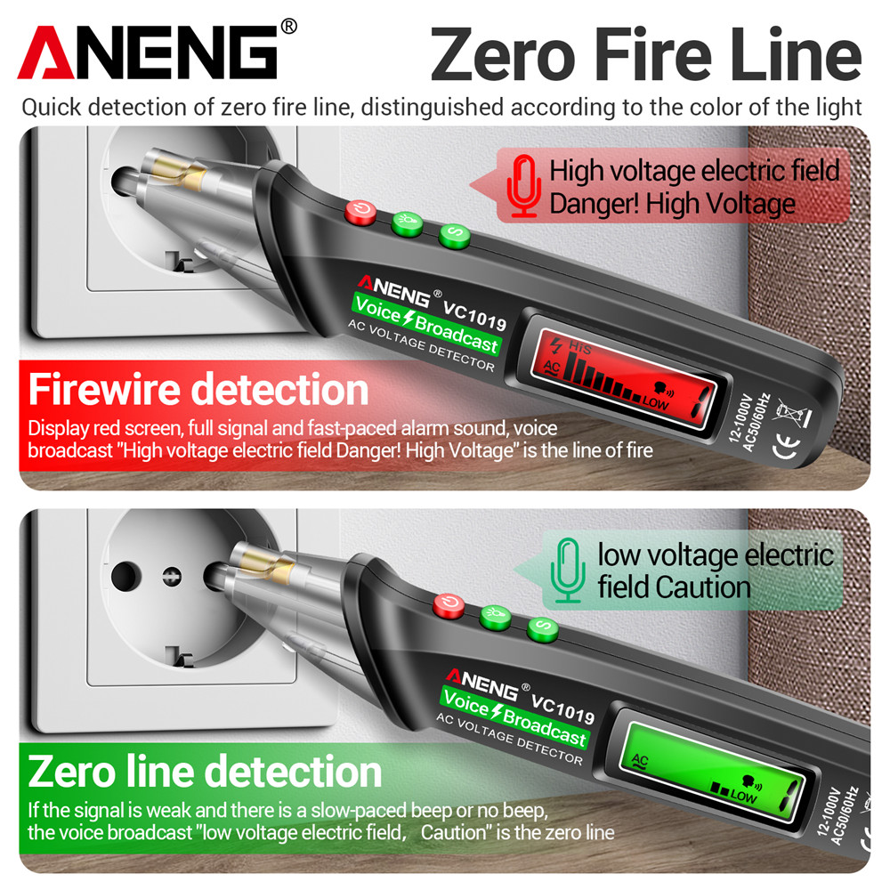 Tester Pen Non-Contact Voice B - đánh giá và giá Circuit Breaker Finder